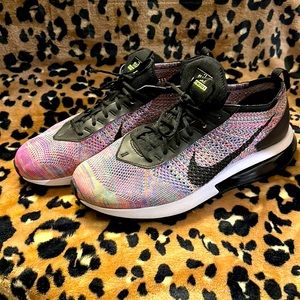 NIKE W AIRMAX FLYKNIT RACER DM9073 300 SIZE:UNISEX WOMENS 11.5 MENS 10 MULTI-CLR